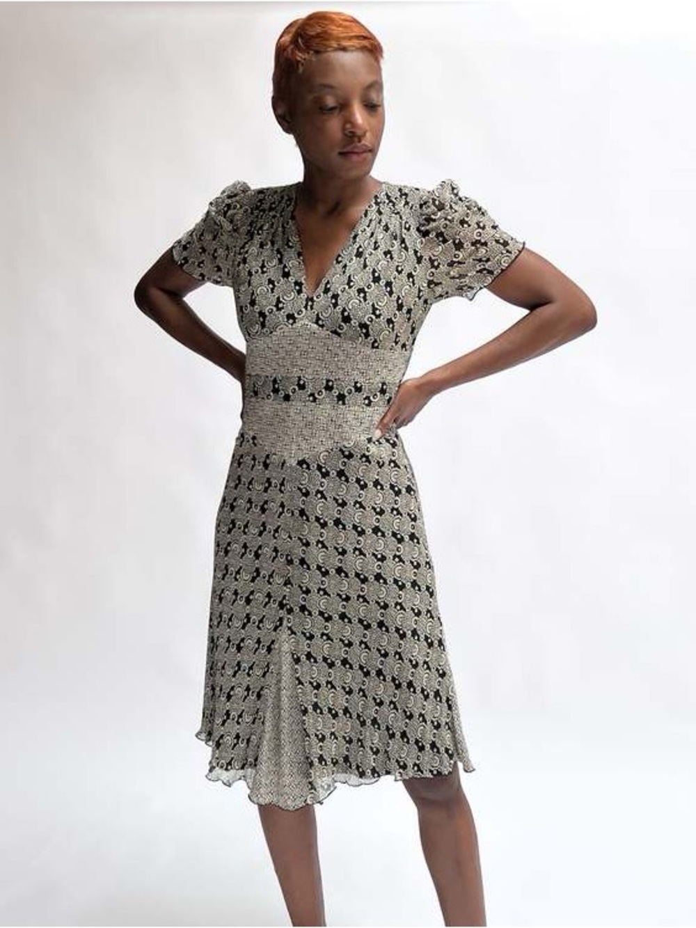 Vintage Anna Sui Silk Dress EUC 8